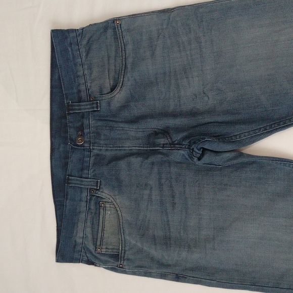 Levi's 597 men's casual low rise boot cut medium wash denim jeans sz 33×34 - Picture 1 of 16